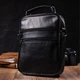 Практичний чоловічий месенджер із натуральної шкіри Vintage Bag 21950 Чорний - зображення 8