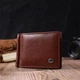 Шкіряний чоловічий гаманець ST Leather 11,5х8х1 см 000270793 - зображення 7