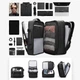 Молодіжний рюкзак для подорожей Mark Ryden MR9299KR Big Size з можливістю розширення Чорний - зображення 5
