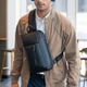 Рюкзак з однією лямкою Mark Ryden Brad MR7808 32 х 20 х 12 см Чорний - зображення 4