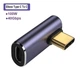 Перехідник OTG Адаптер SUNROZ 90° USB Type-C M/F (USB 4.0, 40Gbps, 100W, 8K) Metal Style-4 (A-48584) - зображення 3