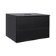 Тумба підвісна Qtap Tern 800х476х469 Matt black зі стільницею QT1779TPL802MB - зображення 1