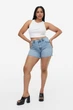 Шорты H&M 56 голубой 25091147831 - изображение 3