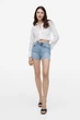 Шорты H&M 56 голубой 25091147831 - изображение 4