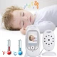 Бездротова відеоняня Baby Monitor з термометром та колисковими Білий (1013-033-00) - зображення 3
