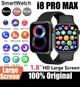 Смарт-часы Smart Watch I8 Pro Maxс водостойким корпусом, спортивные режимы, уведомления, шагомер, Черный - изображение 3