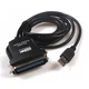 Перехідник USB-LPT Kingda B00026 0.8м чорний - зображення 2