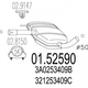 Глушитель средний MTS 0152590 Volkswagen Passat 321253409C, 357253409C, 3A0253409B - изображение 1