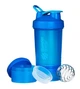 Шейкер спортивный BlenderBottle ProStak 22oz/650ml с 2-мя контейнерами Cyan (ORIGINAL) - изображение 6
