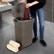 Корзина бельевая Curver Knit 57l коричневый - изображение 8