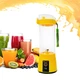 Блендер для смузи портативный Juice Cup C-919 портативный шейкер блендер для коктейлей microUSB желтый - изображение 4