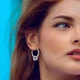 Сережки кільця срібний преміум стиль Pandora 1180 - зображення 2
