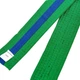 Пояс для кимоно двухцветный зелено-синий Zelart Heroe 7263 длина 280см Green-Blue - изображение 3