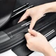Защитная пленка для порогов с логотипом SKODA (комплект 4шт.) Carbon - изображение 5