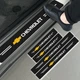 Захисна плівка для порогів з логотипом CHEVROLET (комплект 4шт) Carbon - зображення 1