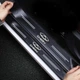 Защитная пленка для порогов с логотипом Chery (комплект 4шт.) Carbon - изображение 1