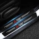 Захисна плівка для порогів з логотипом MITSUBISHI (комплект 4шт.) Carbon - зображення 2