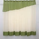 Кухонна фіранка VR-Textil № 047к бежевий з оливковим 280х170 см (52-0348) - зображення 1
