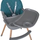 Стульчик для кормления El Camino LUMI ME 1111 Teal Бирюзовый | Деревянный высокий стульчик - изображение 7