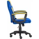 Крісло ігрове GT Racer X-1414 Blue/Yellow - зображення 3