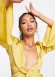 Платье миди с открытой спинкой Asos Желтое 10919 M (42-44) - изображение 5