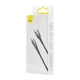 Кабель Baseus Glimmer Series Fast Charging Data Cable USB to Type-C 100W 1m Black - изображение 2