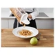 Контейнер с крышкой для сухих продуктов IKEA белый прозрачный 2.3 л 900.667.08 - изображение 4