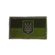 Шеврон Інші вишитий польовий Прапор України (Olive) 3.5x6 cm - зображення 1