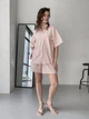 Сорочка бавовняна оверсайз жіноча Merlini Борнео 200000181 L-XL Персикова (200000181_2) - зображення 2