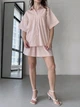 Сорочка бавовняна оверсайз жіноча Merlini Борнео 200000181 L-XL Персикова (200000181_2) - зображення 3