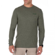 Реглан 5.11 Tactical Triblend Legacy Long Sleeve Tee (Military Green Heather) 2XL - зображення 1