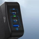 Мережевий зарядний пристрій Media-Tech MT6252 2xUSB-C PD 65W / QC 3.0 Black - зображення 3
