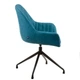 Стул поворотный Special4You Lagoon blue ткань голубая - изображение 8
