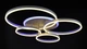 Люстра светодиодная потолочная LED светильник для квартиры на потолок лэд с пультом 26110 Белый 12х69х79 см. - изображение 9