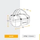 Спортивна Дорожня Сумка/Рюкзак для Трекінгу SIMOND 30-40л 50 x 31 x 20см Синій - зображення 2