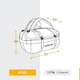 Спортивна Дорожня Сумка/Рюкзак для Трекінгу FORCLAZ 40-60л 55 x 40 x 32см Хаки - зображення 2