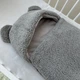 Конверт теплый Baby Comfort Тедди на выписку/в коляску серый - изображение 2