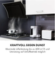 Вытяжка klarstein Sabia 90 90 см 600 м³/ч LEDs 3 уровня мощности черная - изображение 3