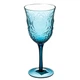 Келих для вина із блакитного скла (001HH/blue) - зображення 1