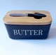 Масляная Olens Butter керамическая с ножом Черный - изображение 1