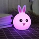 Дитячий Cіліконовий Нічник Світильник Лампа Кролик KS602 Rabbit Lamp - зображення 12