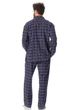 Пижама мужская в клетку Key MNS 414 B23 2XL синий - изображение 2