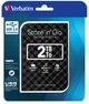 Зовнішній накопичувач Verbatim Store'n Go 2.5" (6.35cm) 2TB USB 3.0 BLACK-GEN 2 (53195) - изображение 1