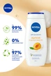 Гель-догляд для душу NIVEA Абрикос та олія абрикосових кісточок 250 мл (4006000004815/9005800317533) - изображение 6