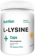 Лизин AB PRO L-Lysine Caps 120 капсул (LYSIN120AB206) - изображение 1