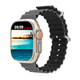 Силиконовый ремешок Fruct Ocean для Apple Watch 42/44/45/46/49 mm Grey Black - изображение 1