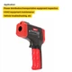 Інфрачервоний пірометр UNI-T UT303A+ (-32ºC~800ºC) - изображение 5
