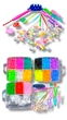 Набор для плетения браслетов Fashion Loom Bands 3-ярусный - резинки, станок, шармики и бусины - изображение 4