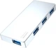 USB адаптер 4 в 1 HUB Vokamo із вбудованим шнуром Type-C VOKAMO HT3 (UFTHT3) - зображення 3