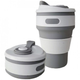 Склянка складна 350 мл, Silicon Magic Cup, Сіра - изображение 3